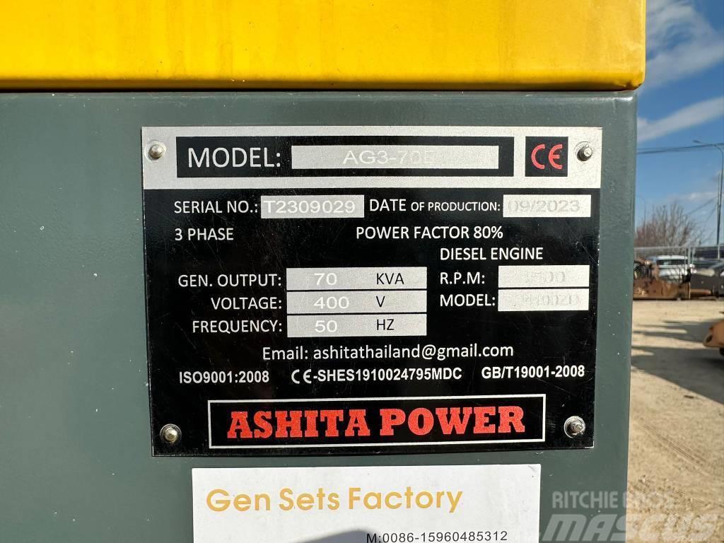 Ashita AG3-70E Générateurs diesel