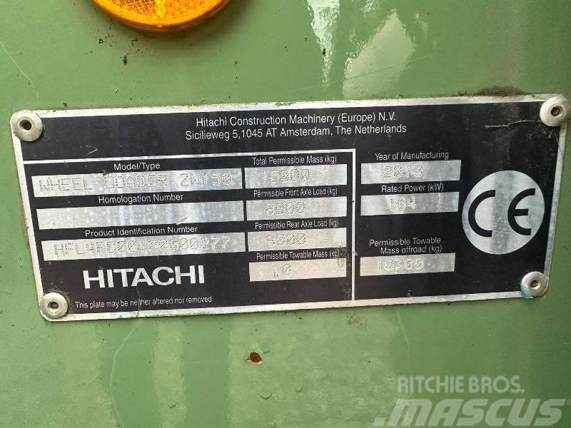 Hitachi ZW 150 Chargeuse sur pneus