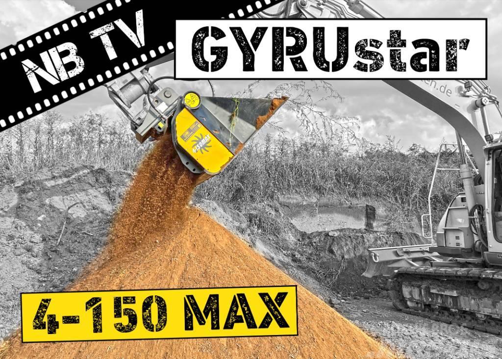 Gyru-Star 4-150MAX (opt. Verachtert CW40, Lehnhoff) Godets cribleurs