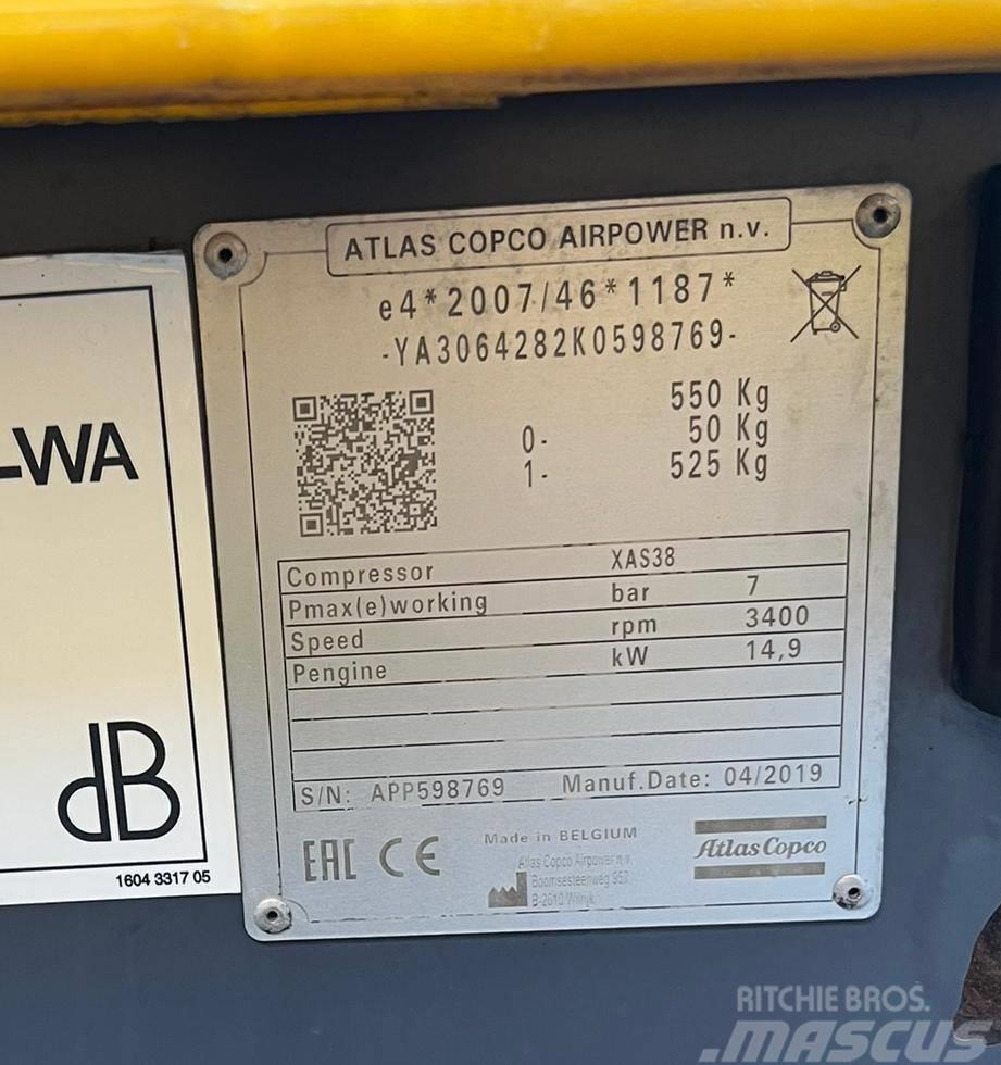 Atlas Copco XAS 38 Compresseur