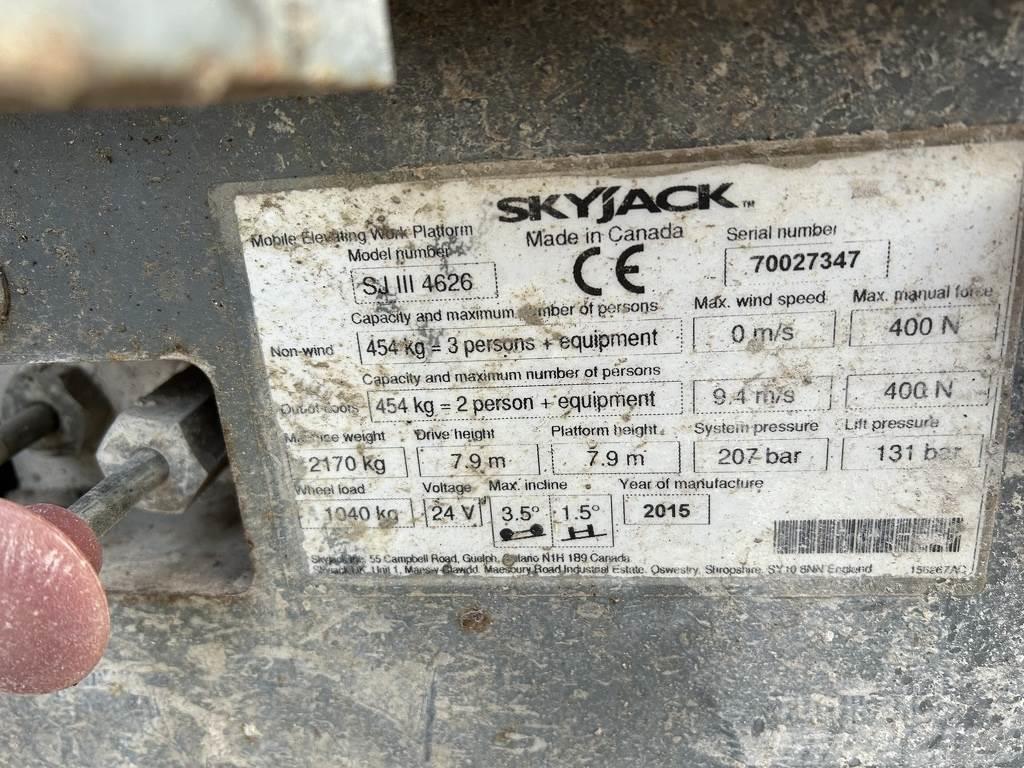 SkyJack 4626 Nacelle ciseaux