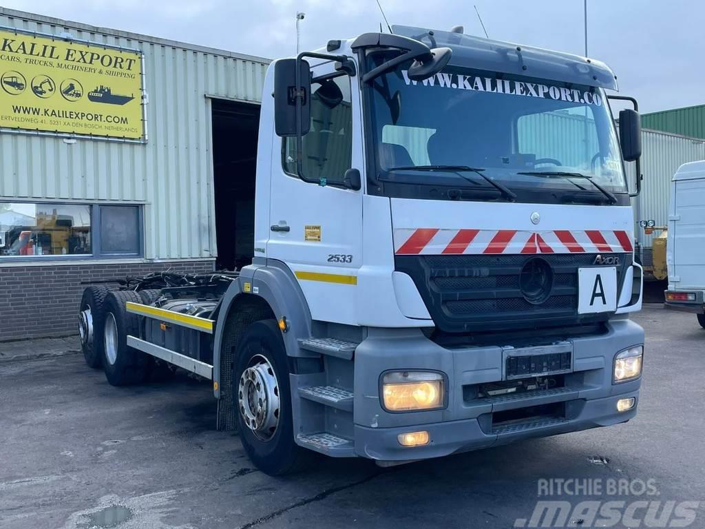 Mercedes-Benz Axor 2533 6x2 EPS 3 Pedals Chassis Cab Good Condit Châssis cabine