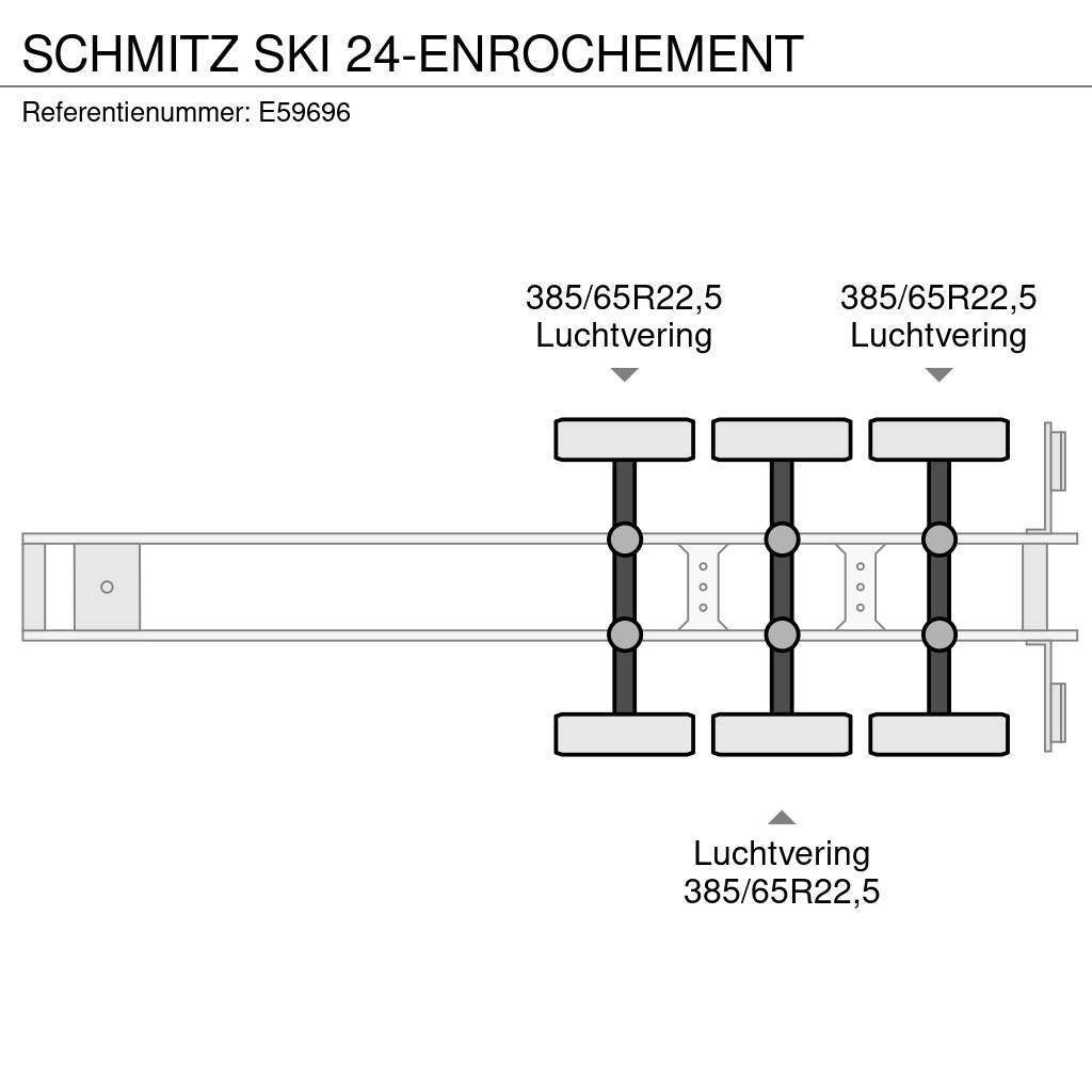 Schmitz Cargobull SKI 24-ENROCHEMENT Benne semi remorque