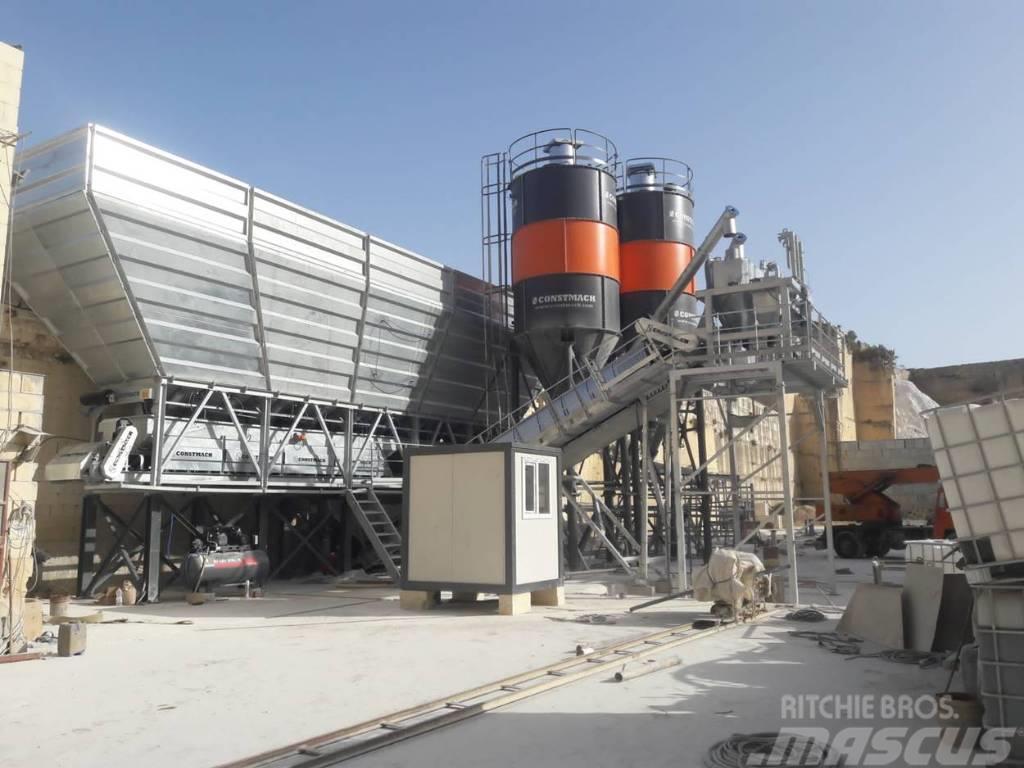 Constmach 100 M3/H Dry Type Concrete Batching Plant Centrale à béton