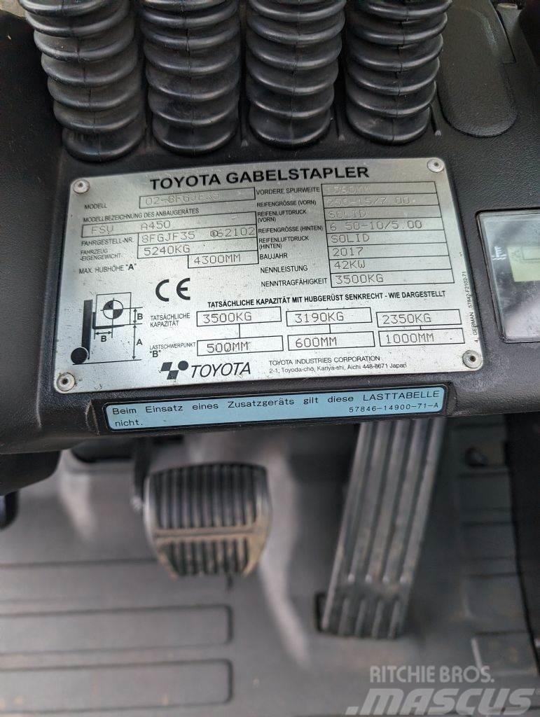 Toyota 8FGJF35 // Triplex // containerfähig Chariots GPL