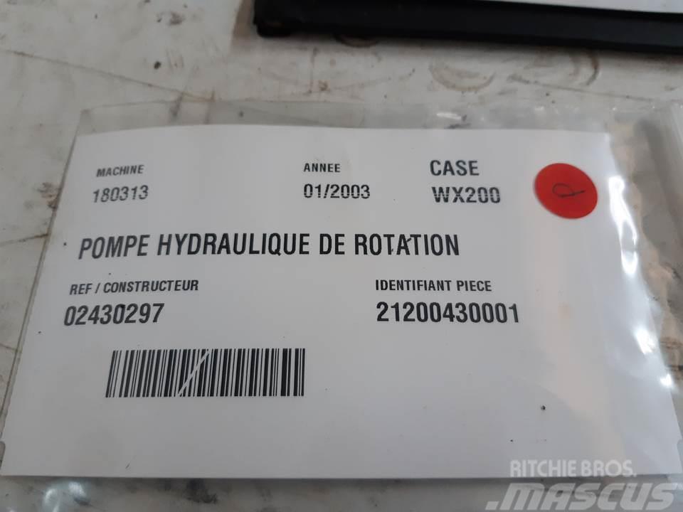 CASE WX200 Hydraulique