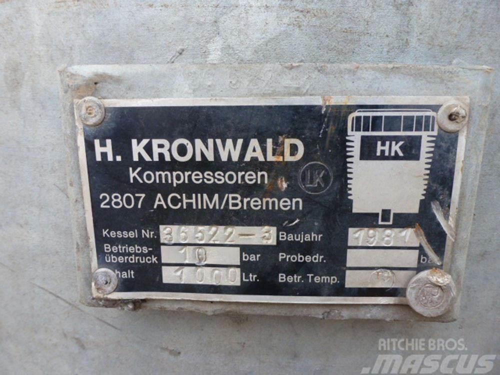 Kronwald 1000 Ltre Air Receiver Séchage par Air Comprimé
