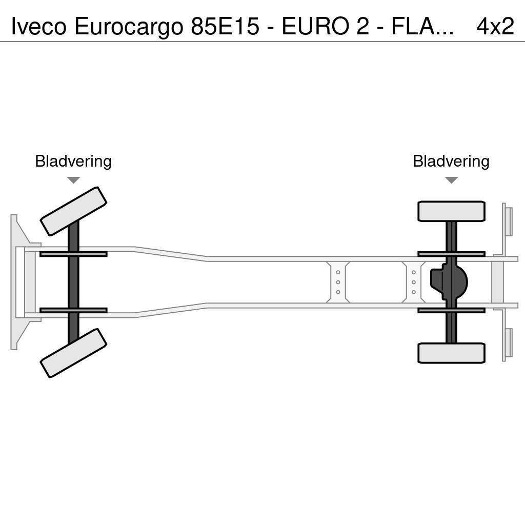 Iveco Eurocargo 85E15 - EURO 2 - FLATBED Camion plateau