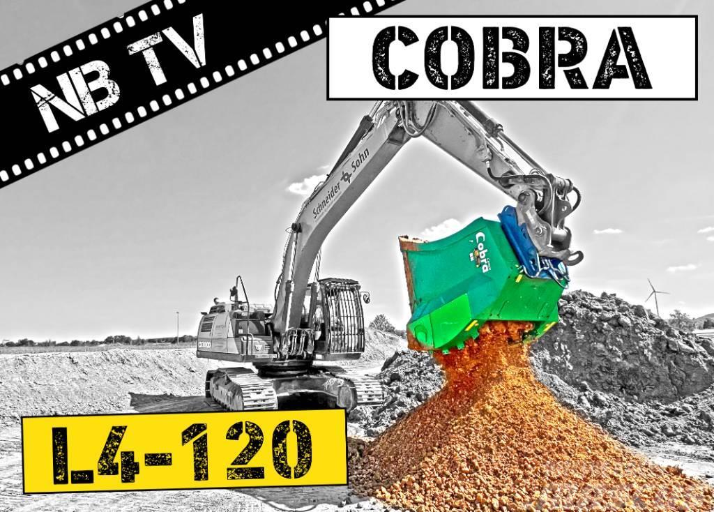 Cobra Siebschaufel L4-120 | Schaufelseparator Bagger Godets cribleurs