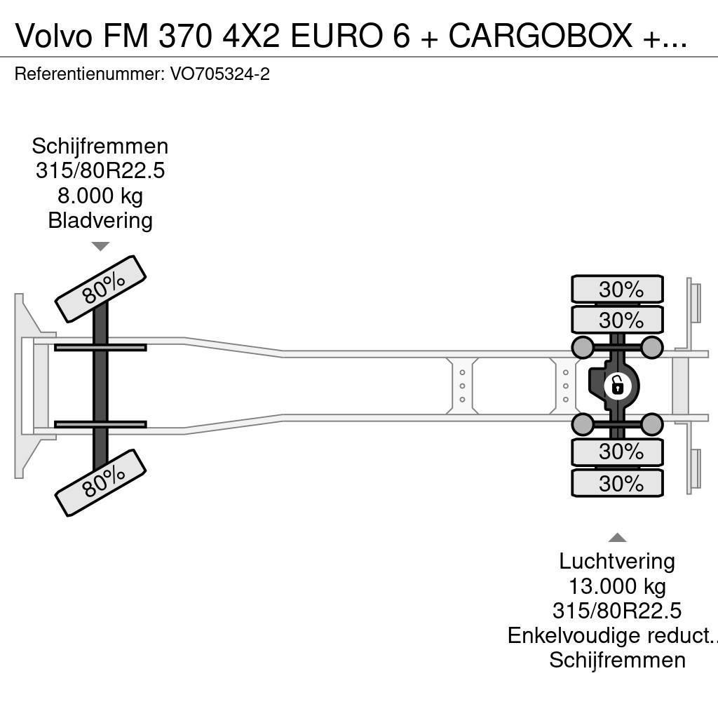 Volvo FM 370 4X2 EURO 6 + CARGOBOX + CARGOLIFT ZEPRO Camion Fourgon