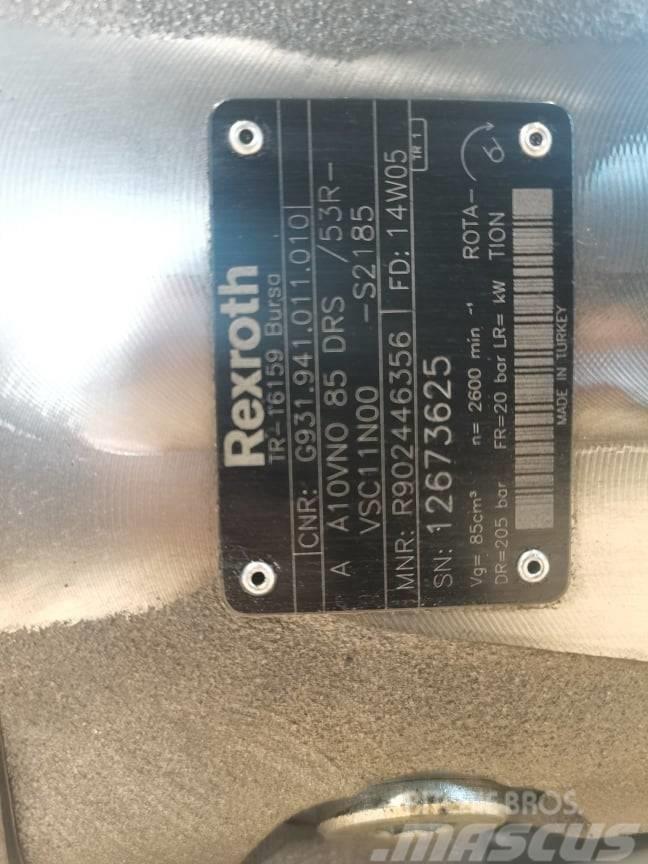 Rexroth {A10V No 85 DRS} pump Hydraulique