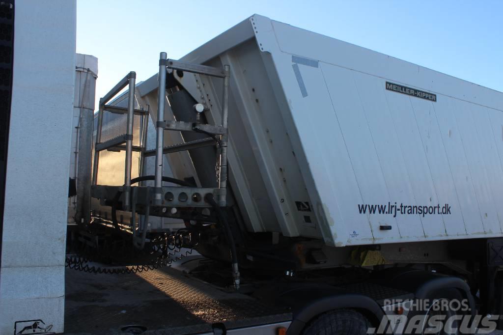 Meiller 4 akslet tip trailer med plast Benne semi remorque