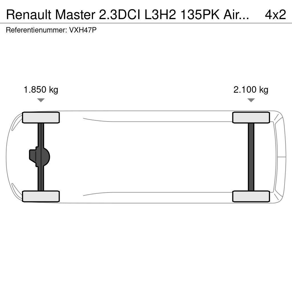 Renault Master 2.3DCI L3H2 135PK Airco Navi Cruisecontrol Fourgon