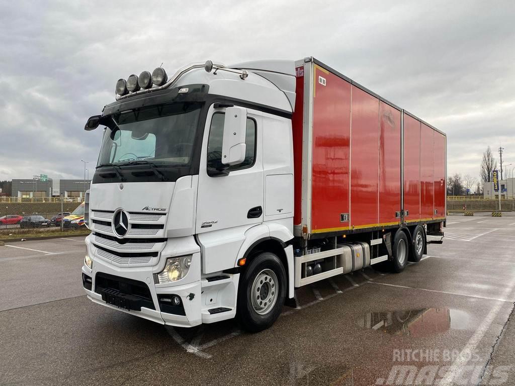 Mercedes-Benz Actros 2542 6x2*4 + SIDE OPENING 2X Camion Fourgon