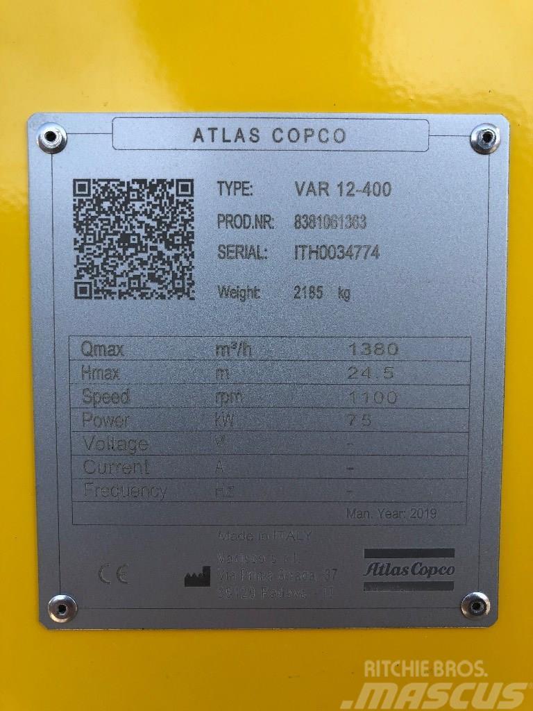 Atlas Copco VAR 12-400 Pompe à eau / Motopompe