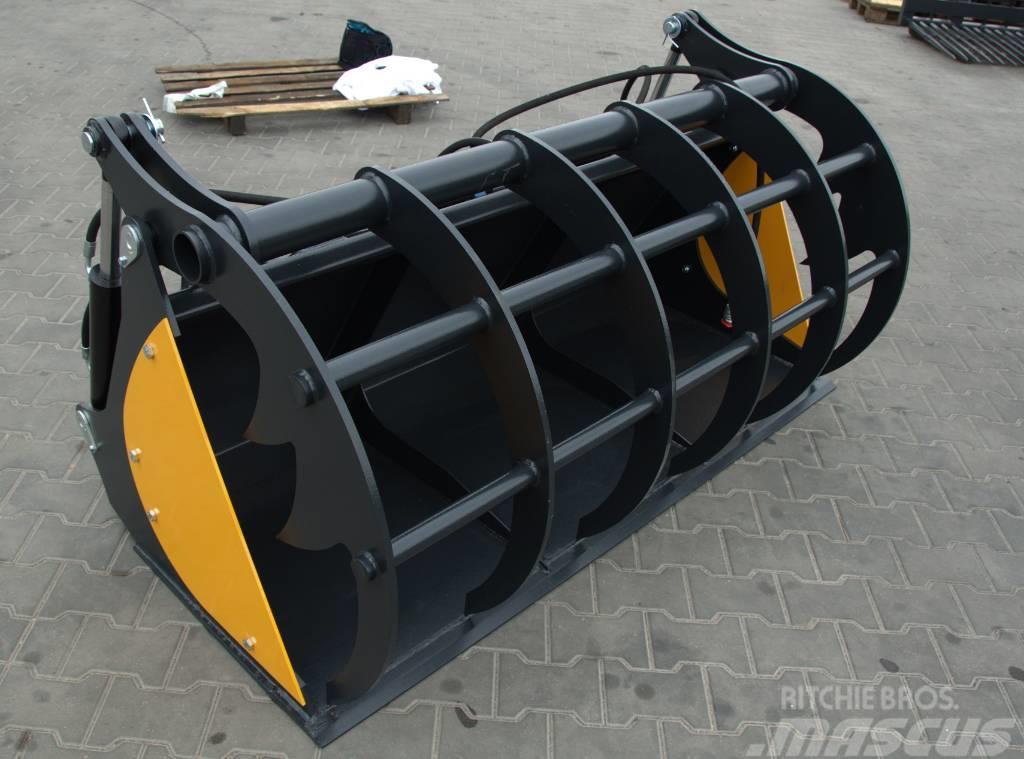Top-Agro bucket with grab 1,6m EURO fixing Accessoires chargeur frontal