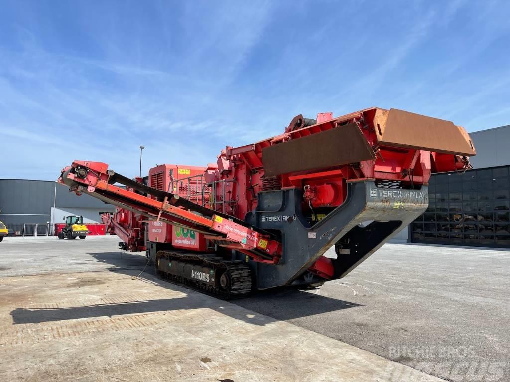 Terex Finlay I110RS Tracked Impact Crusher with screen deck Concasseur