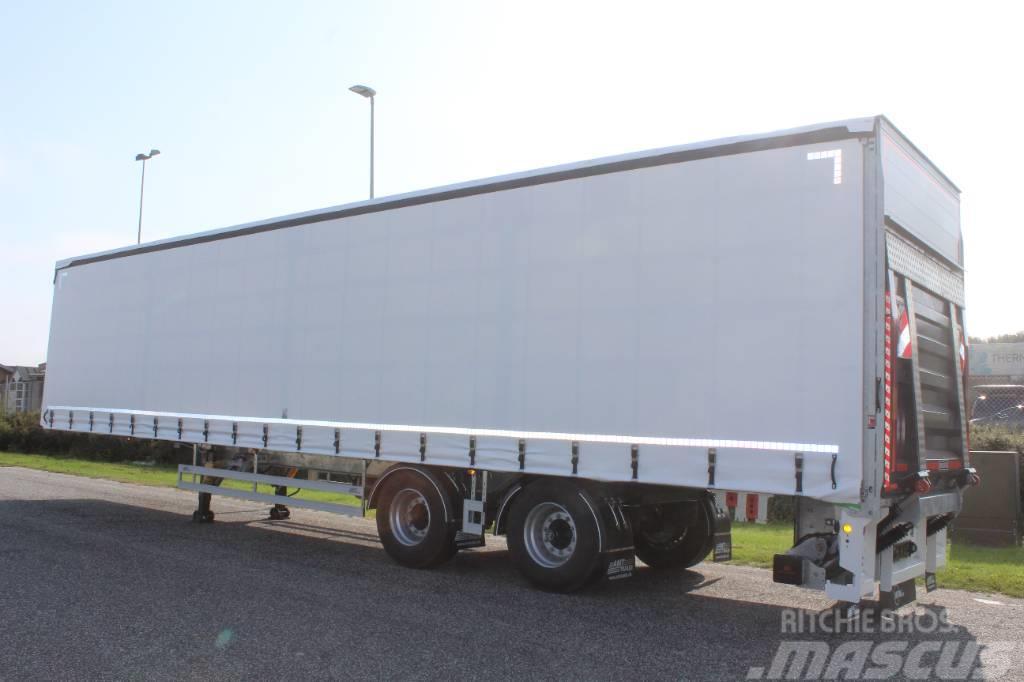 AMT 2 akslet city trailer med lift og TRIDEC- CI200 Semi remorque à rideaux coulissants (PLSC)