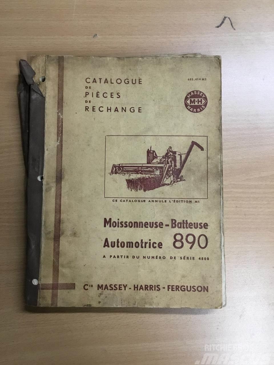 Massey Ferguson Parts list - manual Autres matériels agricoles