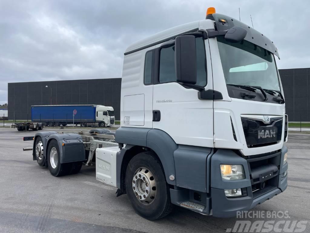 MAN TGS 26.440 6x2*4 Euro 6 Chassis ADR Châssis cabine