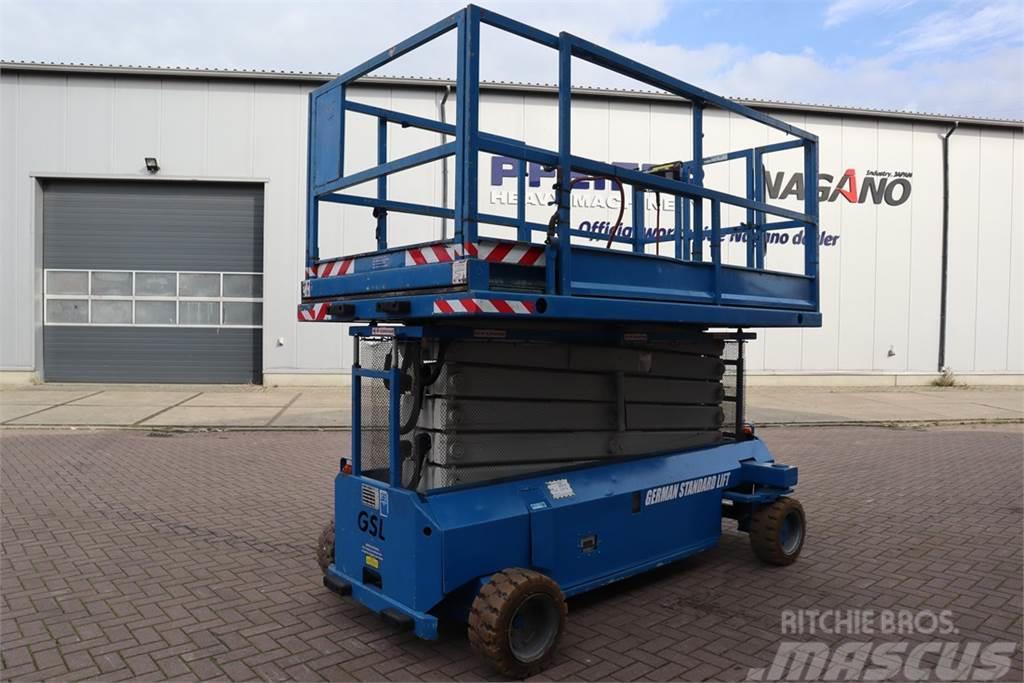  GSL S131 E16 Electric, 15.1m Working Height, 350kg Nacelle ciseaux