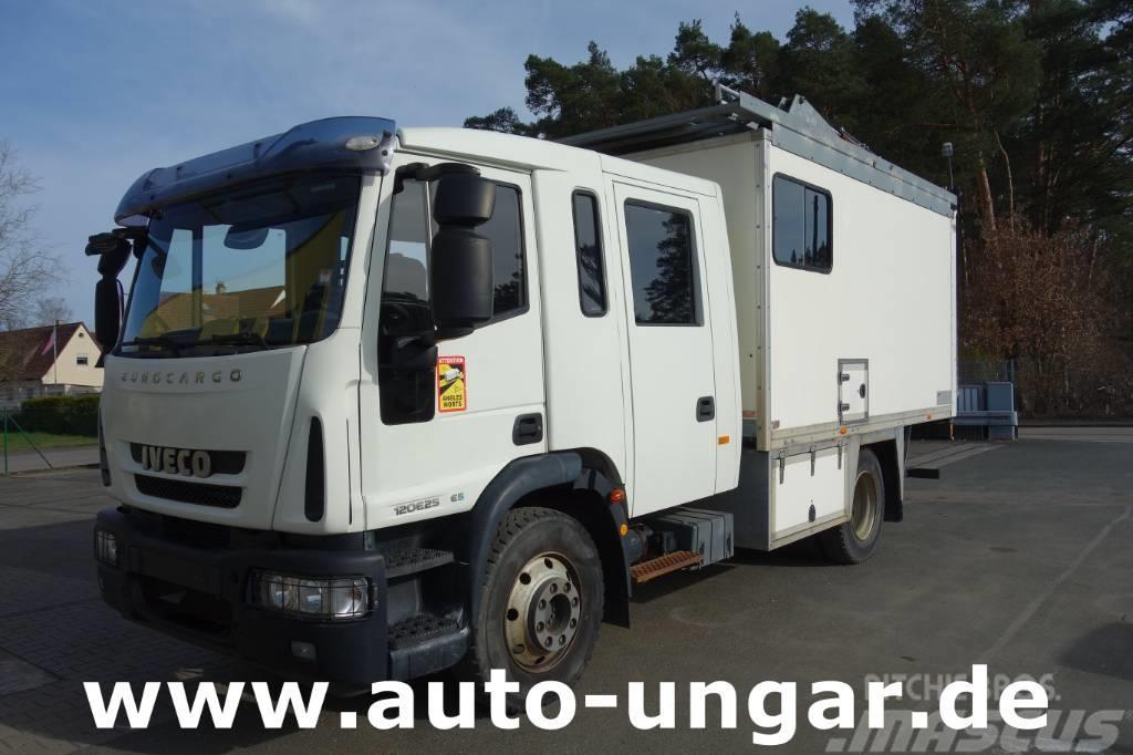 Iveco Eurocargo 120E225Doka Koffer mobile Werkstatt LBW Camion Fourgon