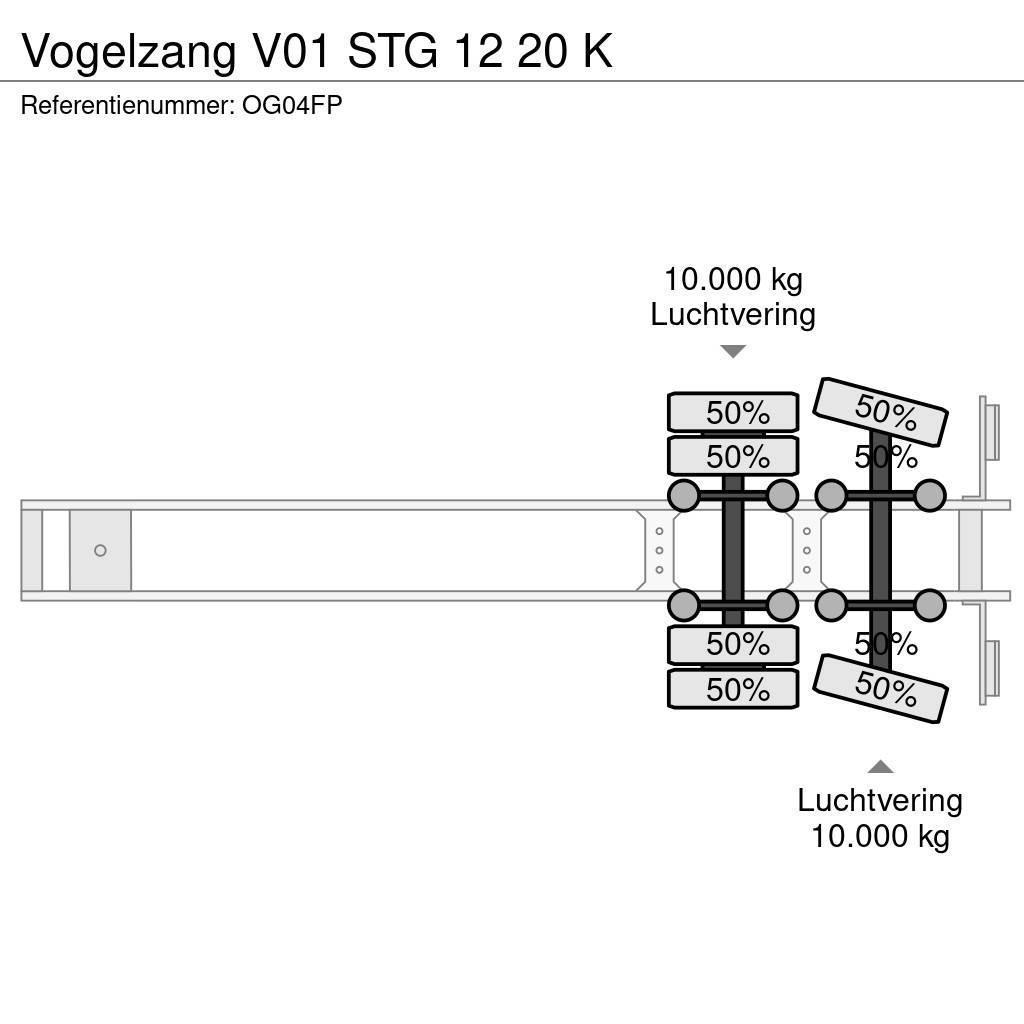 Vogelzang V01 STG 12 20 K Semi remorque fourgon