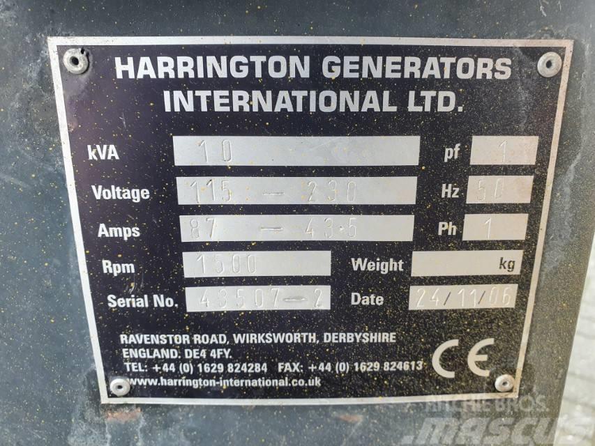 Harrington 10 kVA Stromgenerator / Diesel Stromaggragat Générateurs diesel