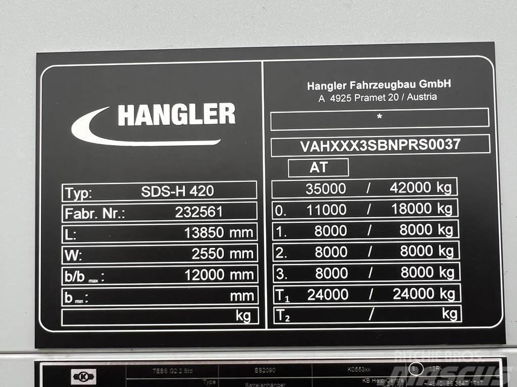 Hangler drejbar 3 aksl Semi remorque à rideaux coulissants (PLSC)