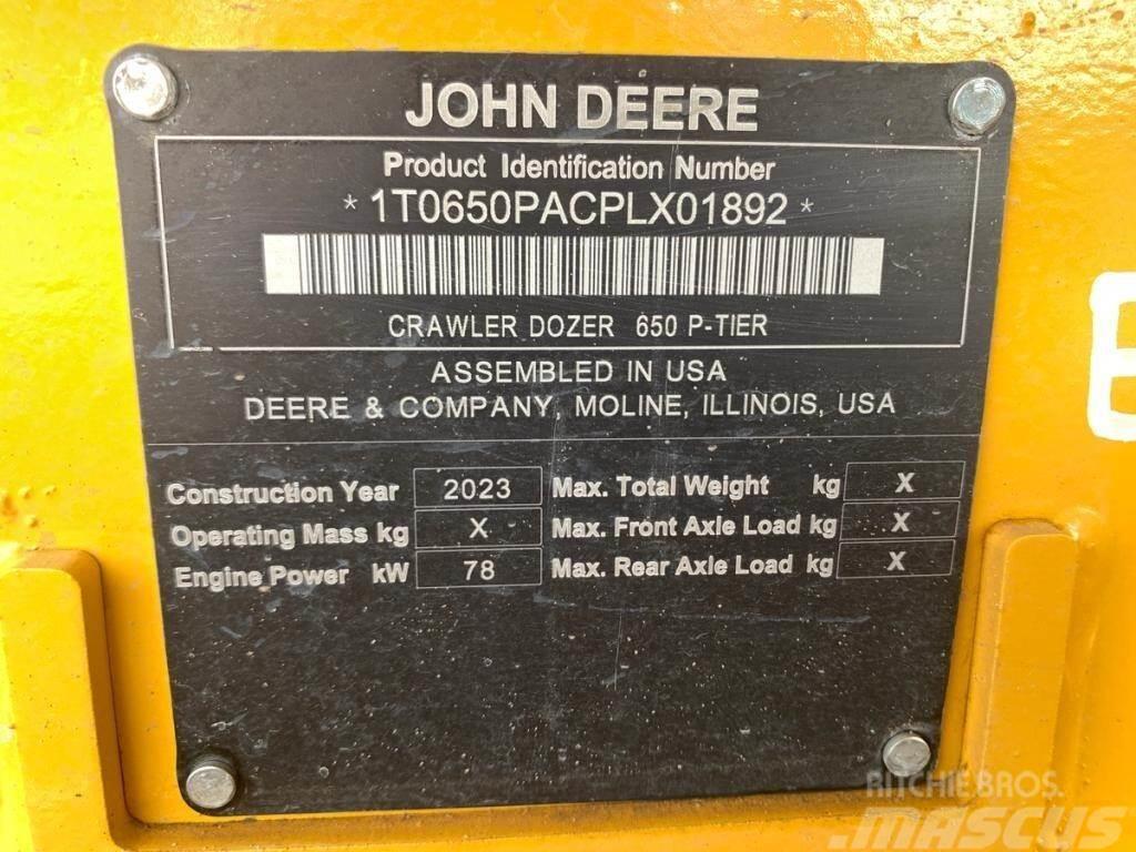 John Deere 650P LGP Bouteurs sur chenilles