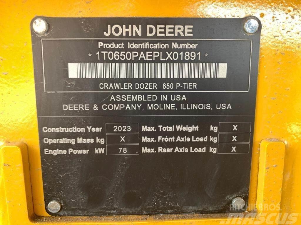John Deere 650P LGP Bouteurs sur chenilles