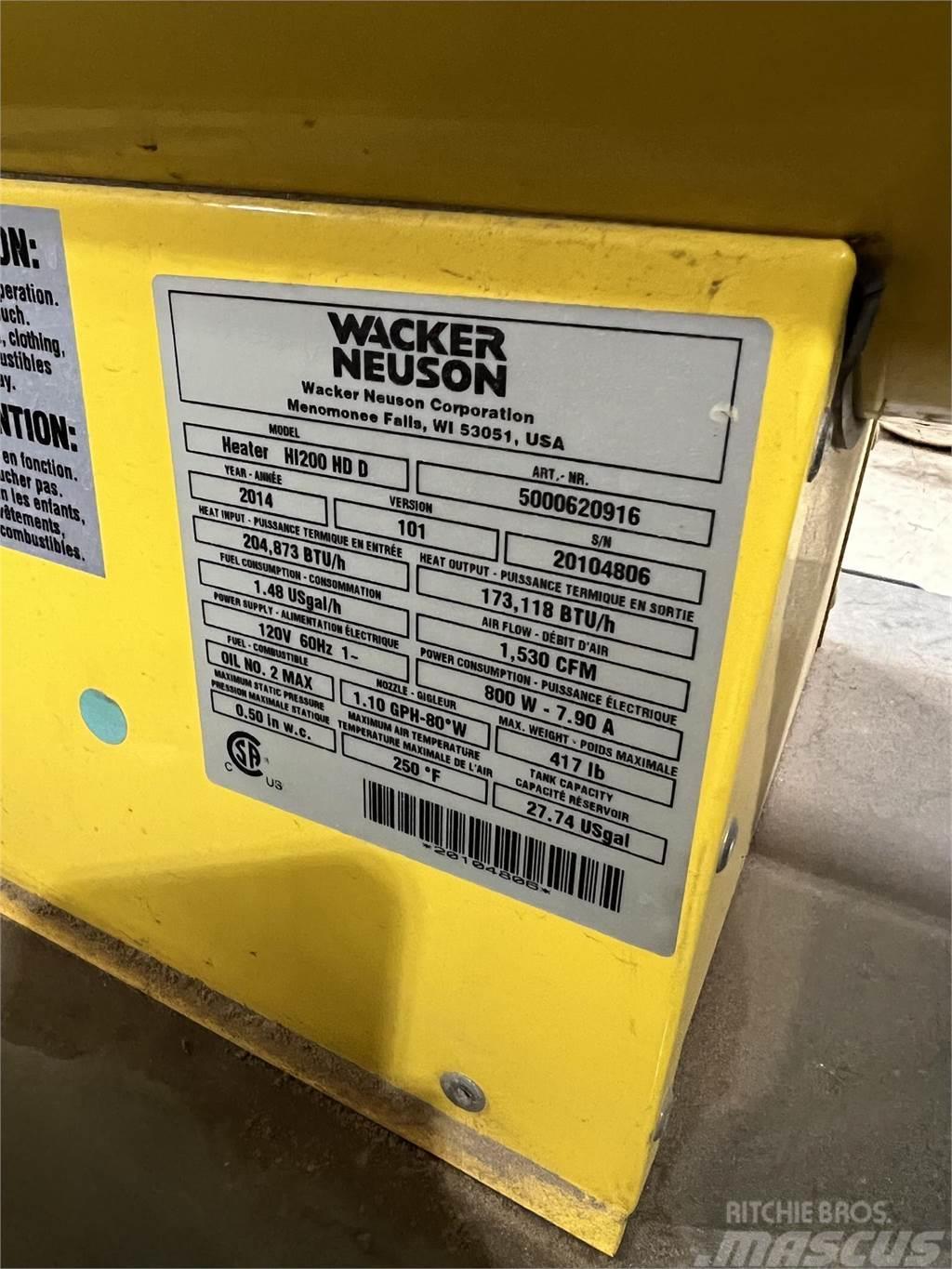 Wacker Neuson HI200HD Réchauffeur de bitume