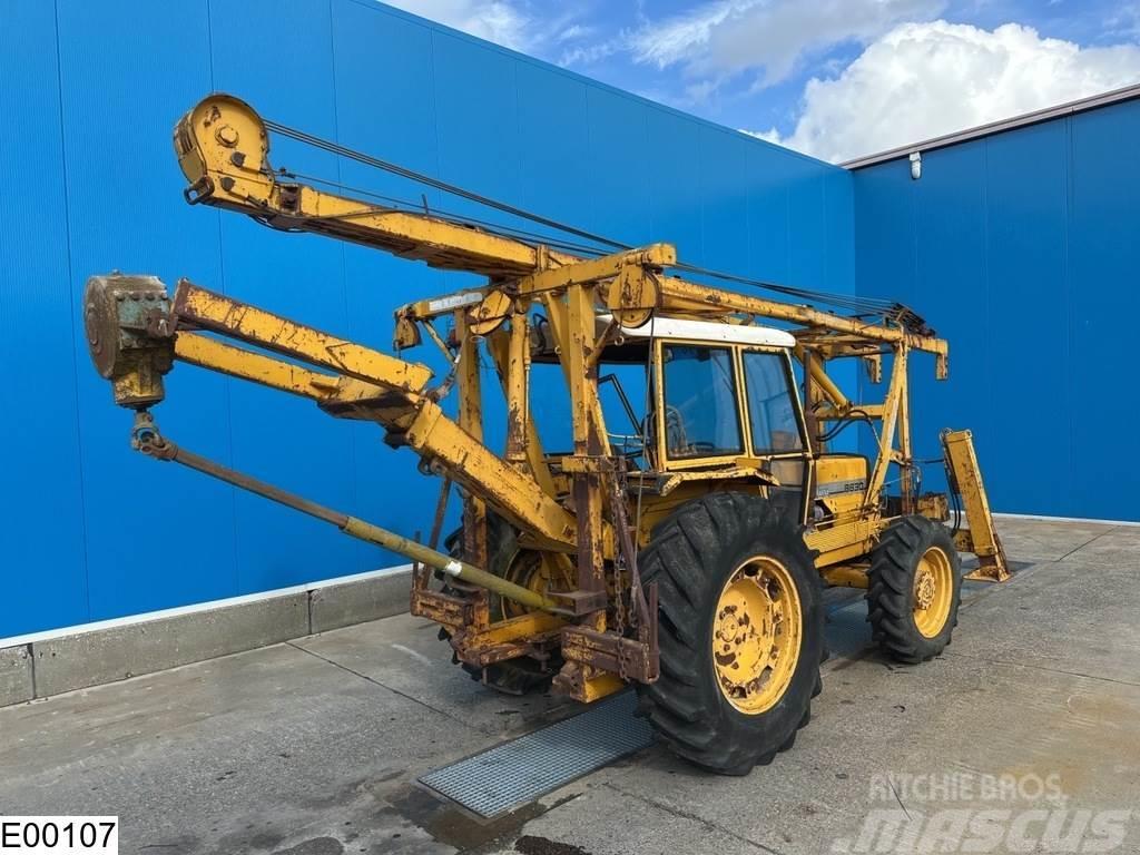 Landini 8830 4x4, Tractor with cable crane, drill rig Tracteur