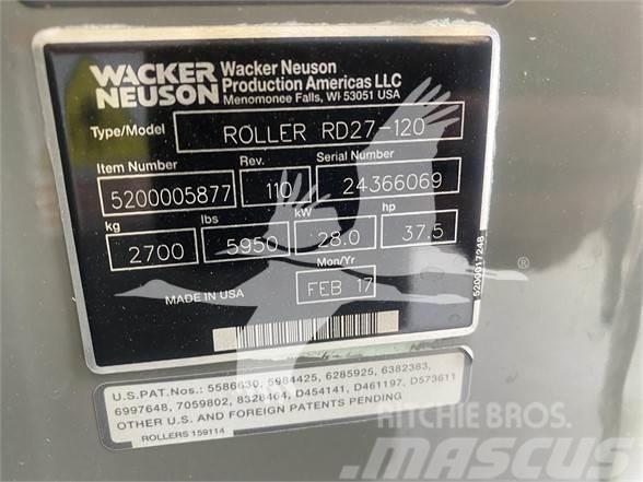 Wacker Neuson RD27-120 Rouleaux monocylindre