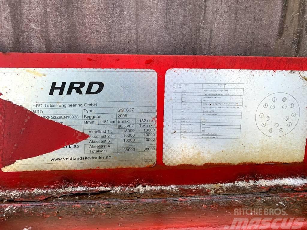 HRD City trailer Remorque ridelle
