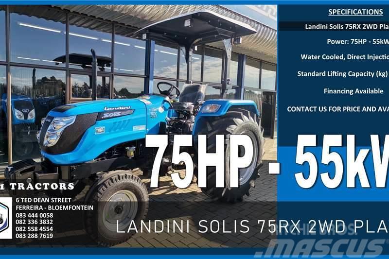Landini SOLIS 75RX 2WD PLATFORM Tracteur