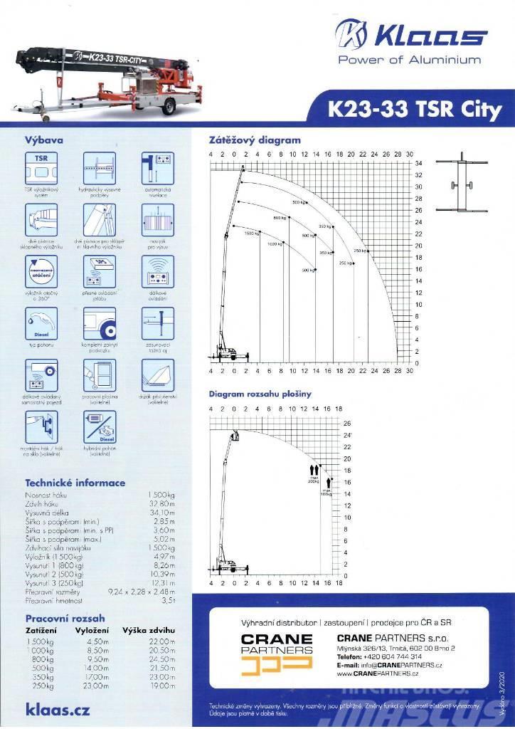 Klaas K 23-33 RS City Grue à tour