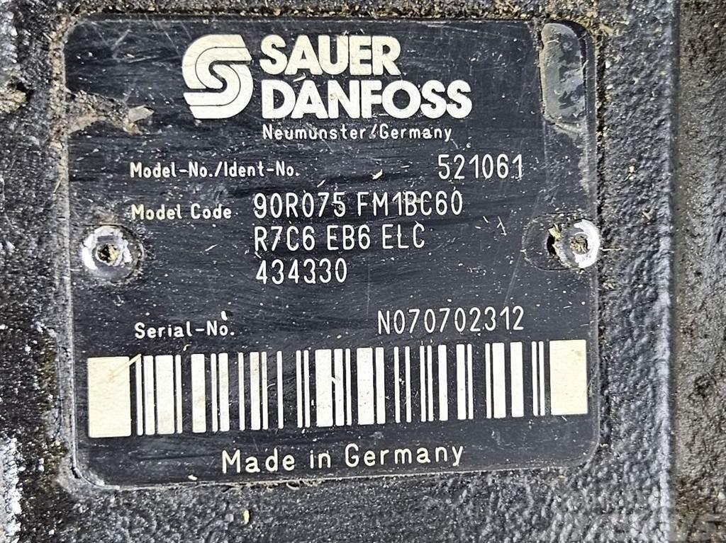 Sauer Danfoss 90R075FM1BC60R7C6-Drive pump/Fahrpumpe/Rijpomp Hydraulique