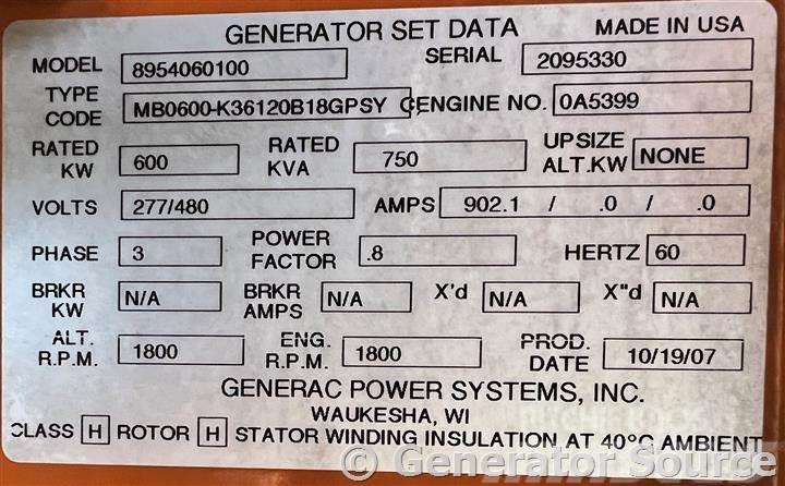 Generac 600 kW - JUST ARRIVED Autres générateurs