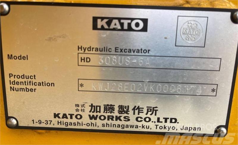 Kato HD308US-6A Mini pelle < 7t