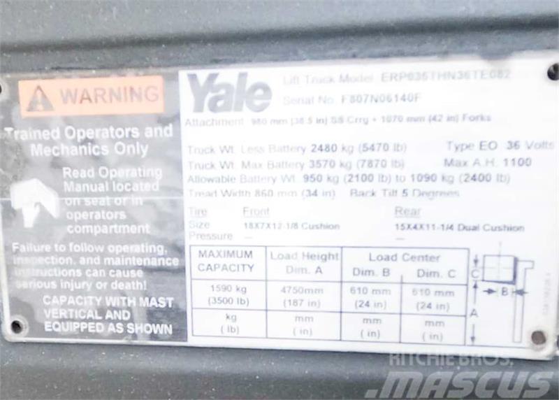 Yale ERP035TH Chariots élévateurs électriques