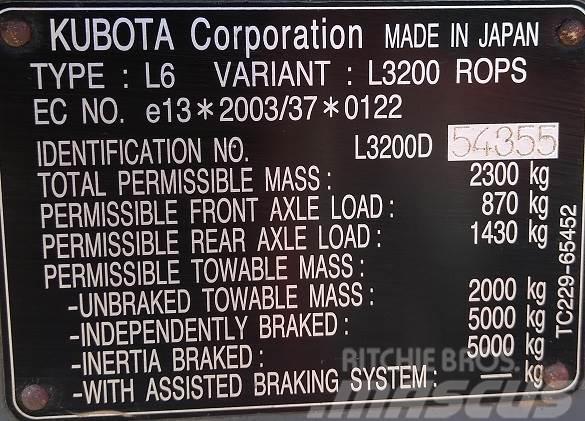 Kubota L3200D TRACTOR Autre