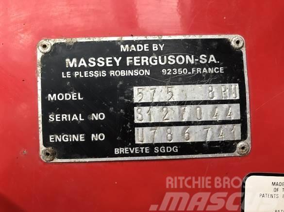  MASSEY FERGUSON-SA 575 FWD CW LOADER Autre
