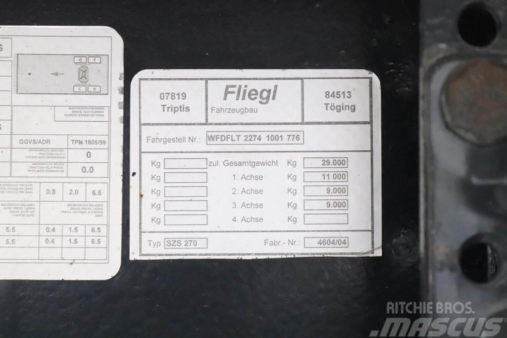 Fliegl SZS270 Carrier Vector 1850 Alu Felgen Semi remorque frigorifique