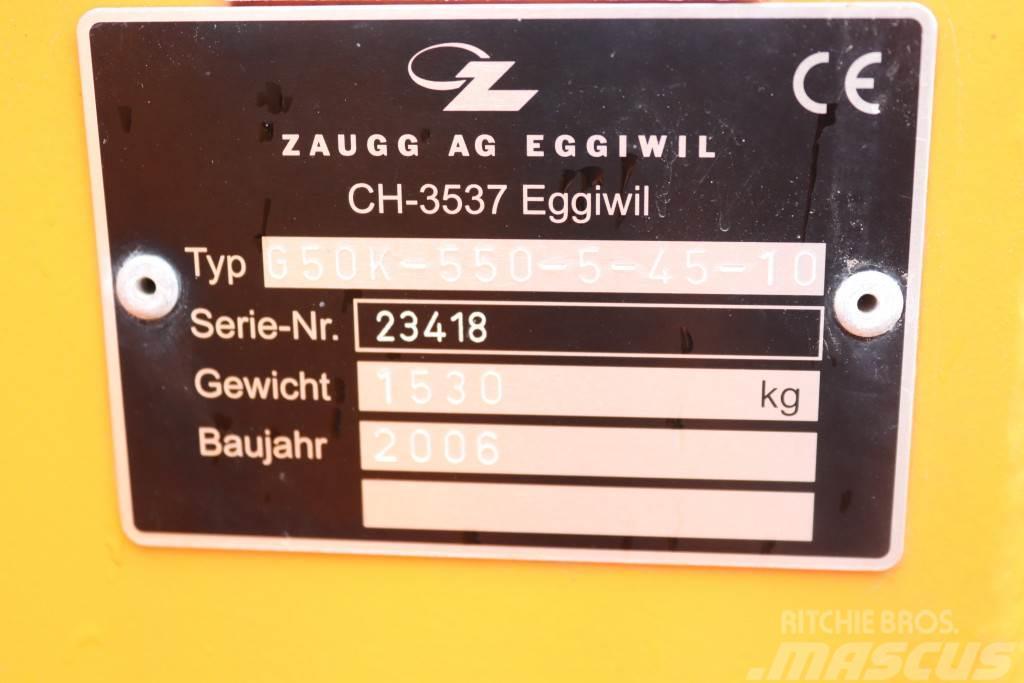  Zaugg G50K-550-5-45-10 Schneepflug 5,50m breit Autre fourgon / utilitaire