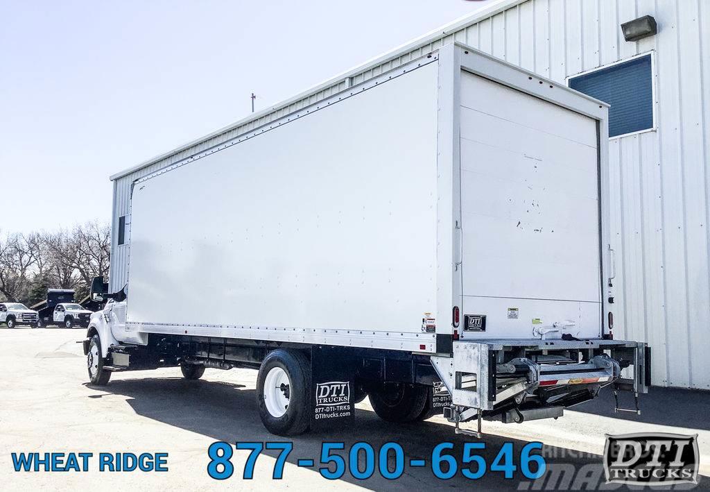 Ford F650 Box Truck, Gas, Auto, 3,300 Lbs Aluminum Lift Camion Fourgon