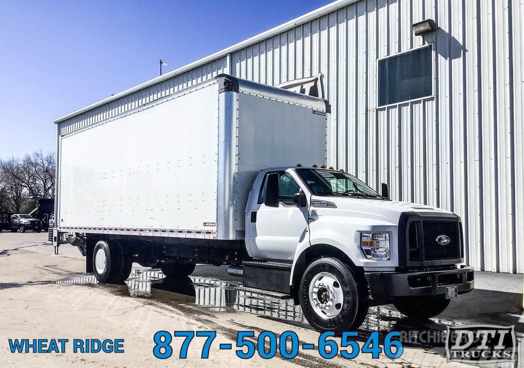Ford F650 Box Truck, Gas, Auto, 3,300 Lbs Aluminum Lift Camion Fourgon