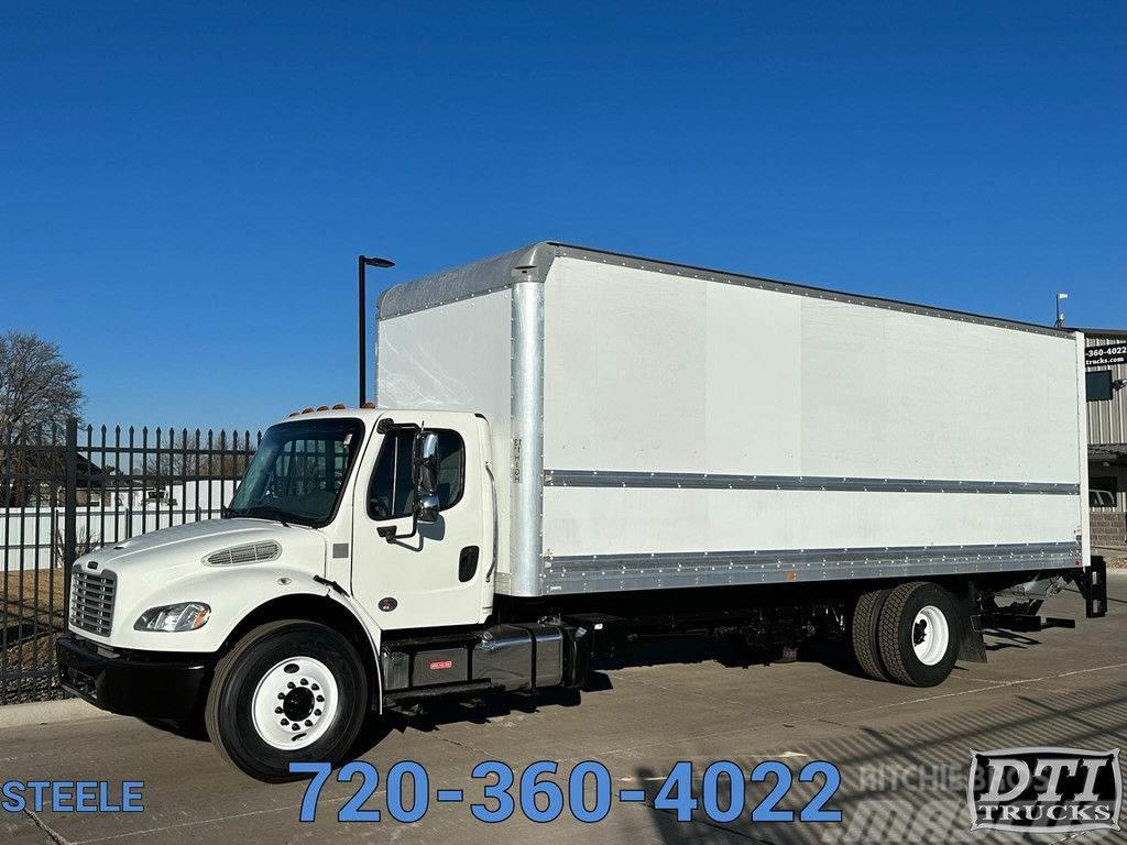 Freightliner M2 106 26' Box Truck W/ Aluminum Level Ride Lift G Camion Fourgon