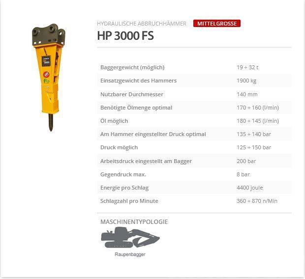 Indeco HP 3000 FS Marteau hydraulique
