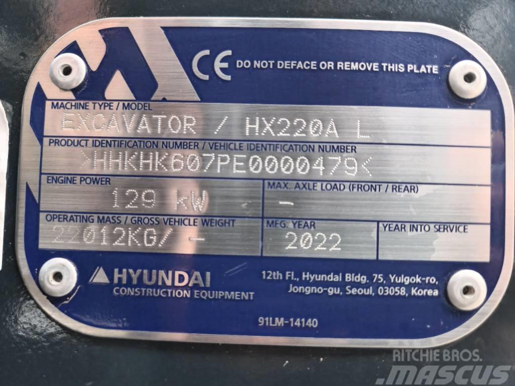Hyundai HX 220AL Pelle sur chenilles